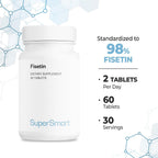 Supersmart Fisetin 500 mg – 60 comprimidos