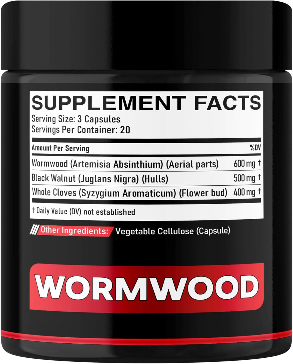 DEDICAD 1500mg Cápsulas de Artemisa con Nogal Negro y Clavo - Suplemento de Artemisia Annua para el Sistema Inmunitario - 60 Cápsulas Veganas