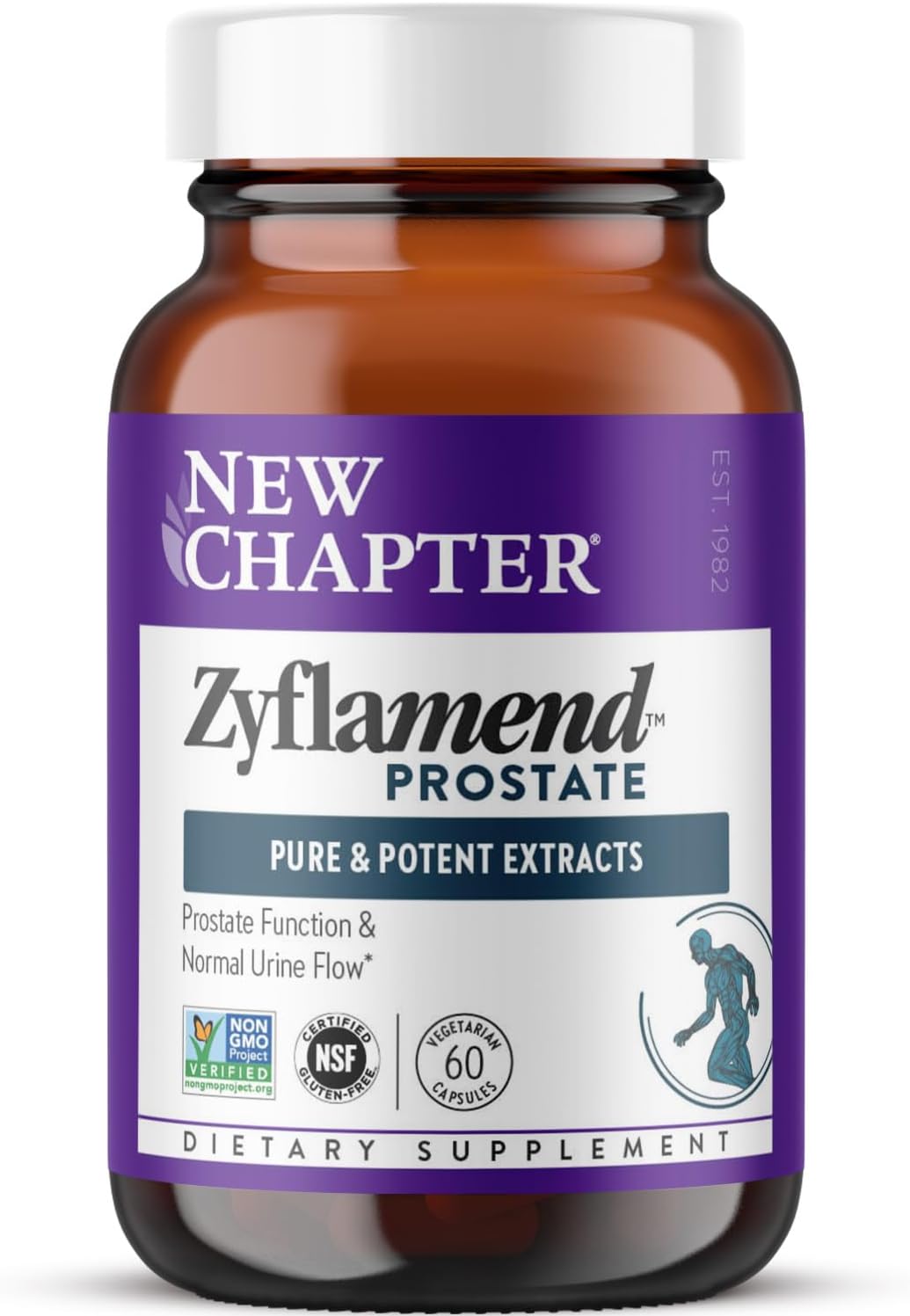 New Chapter Zyflamend Prostate – Saw Palmetto, Aceite de Pepita de Calabaza y Cúrcuma, 60 Cápsulas Vegetarianas