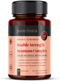 pureclinica Complejo Seamoss Doble Concentración - 1155mg x 120 Cápsulas (4 Meses de Suministro)