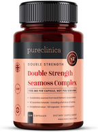 pureclinica Complejo Seamoss Doble Concentración - 1155mg x 120 Cápsulas (4 Meses de Suministro)