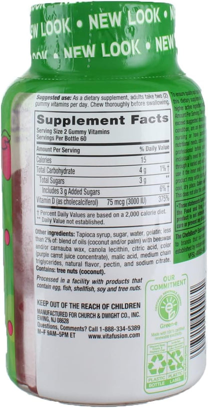 Vitafusion Extra Strength Vitamina D3 – La vitamina D contribuye al mantenimiento de los niveles normales de – Image 2