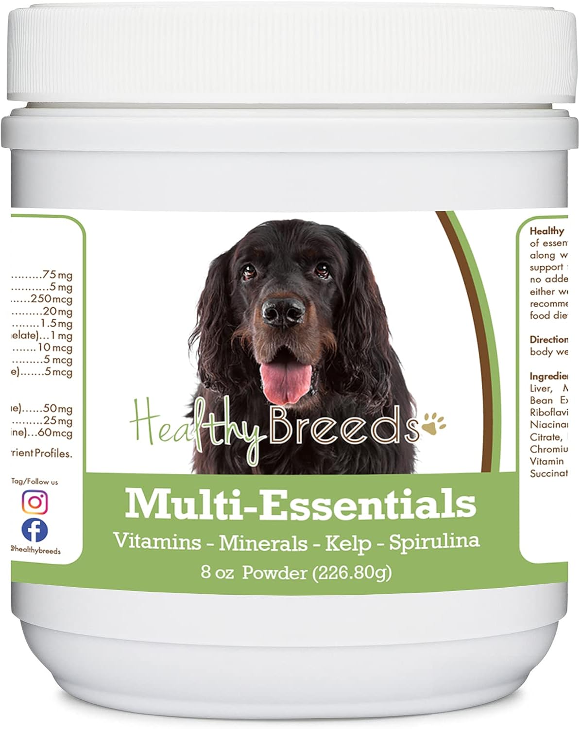 Healthy Breeds Multi-Essentials en Polvo para Perros - Suplemento de Vitaminas, Minerales y Antioxidantes (227 g)
