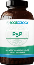 Rootcology P5P | Vitamina B6 Activa (Piridoxal Fosfato) para el Equilibrio del Estado de Ánimo y la Energía - 120 Cápsulas Vegetales