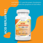 Natural Acid Reflux 911 - Complemento para Aliviar el Ardor de Estómago y la Acidez - 30 Cápsulas