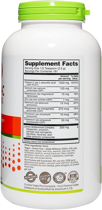 NutriBiotic Ascorbate Bio-C - Polvo – Formación de colágeno: Contribuye a la formación normal de colágeno para el – Image 3