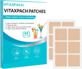 Vitaxpach Recovery Patches - 48 Parches, Ingredientes 100% Naturales - Despierta Renovado, Parches Adhesivos Hidrorepelentes y Respetuosos con la Piel - Aplicar Antes de Beber