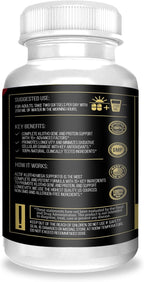 ACTIF Klotho Mega Support con 20+ Factores Avanzados para el Apoyo a la Longevidad - No OGM, Fabricado en EE.UU., 90 unidades