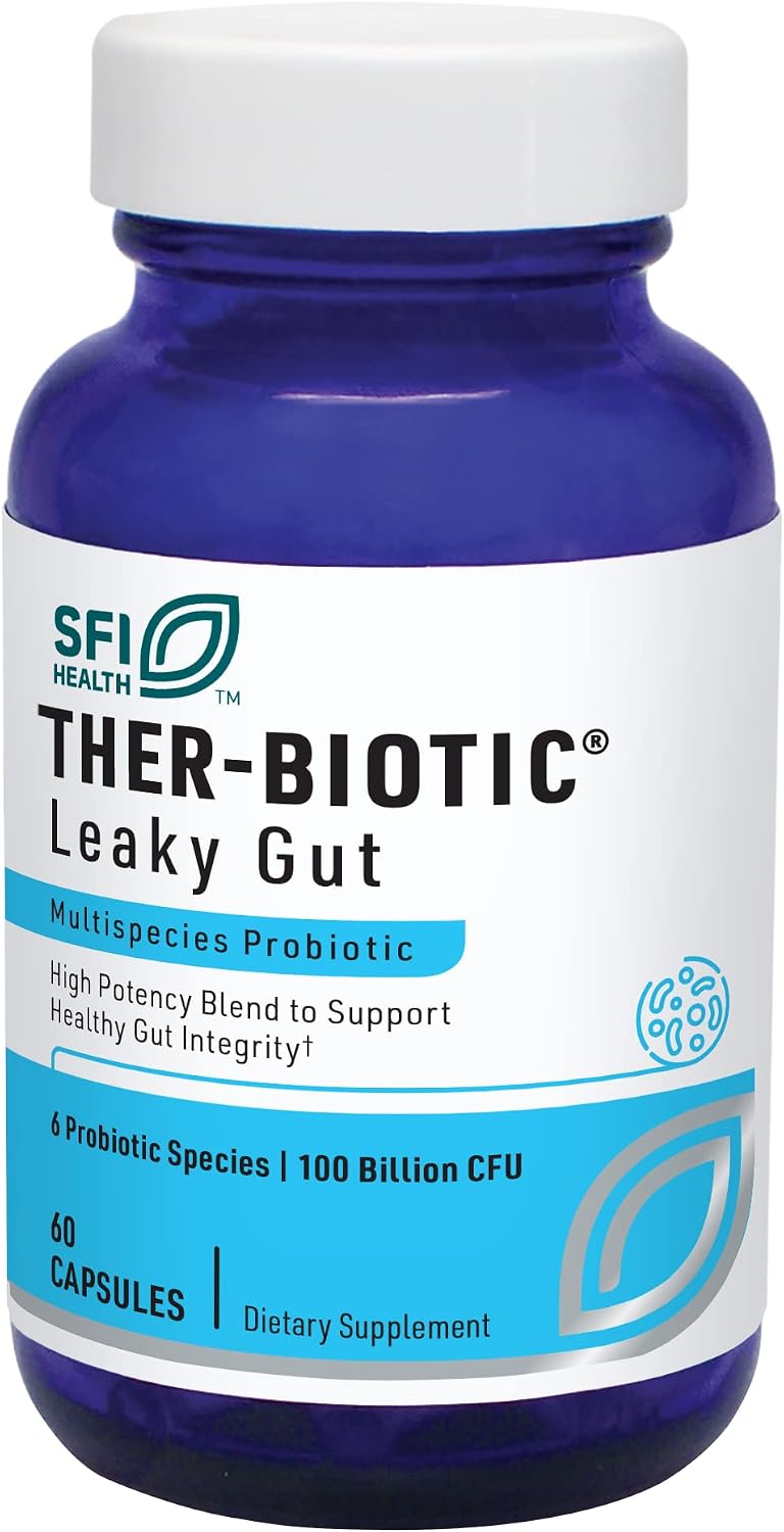 Klaire Labs SFI Health Ther-Biotic Factor 6 Probiótico - Ultra Alta Potencia 100 Mil Millones UFC - 60 Cápsulas