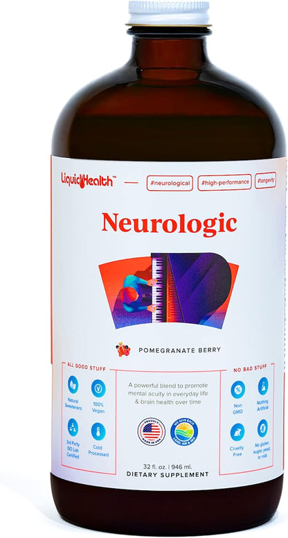 LIQUIDHEALTH Neurologic Focus - Suplemento – Vitamina B12 y folato: Contribuyen al metabolismo energético y a la – Image 8