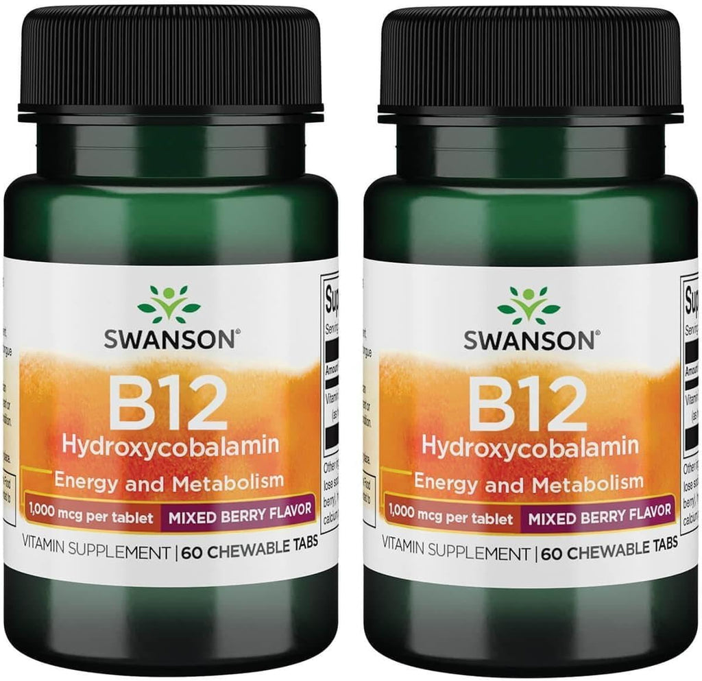 Swanson Supplemelts Vitamina B-12 Sublingual 5 mg 60 Comprimidos