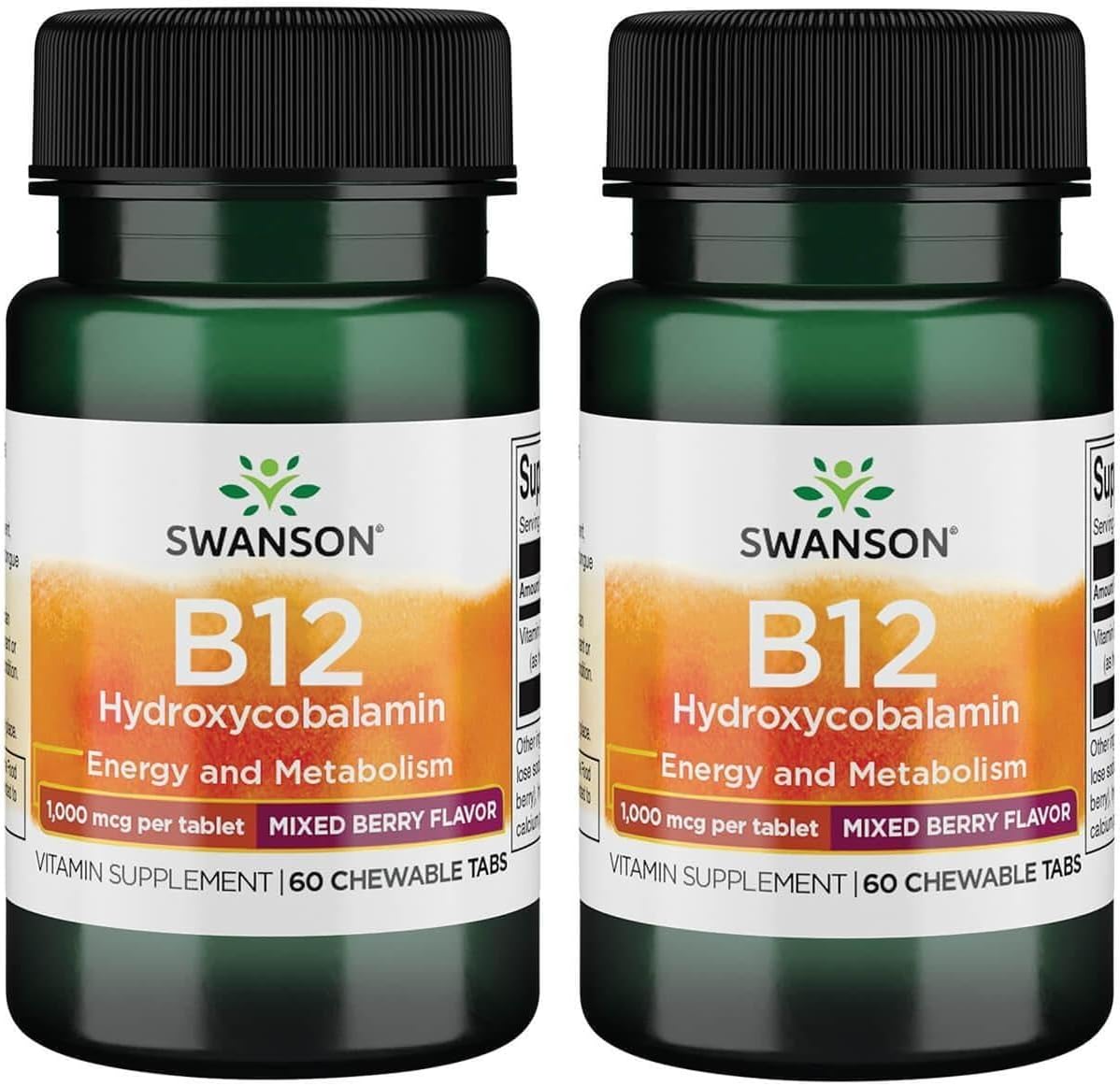 Swanson Supplemelts Vitamina B-12 Sublingual 5 mg 60 Comprimidos