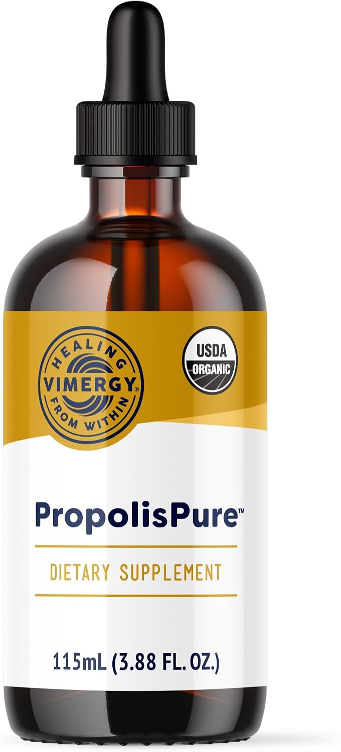 Vimergy PropolisPure – Propóleo Líquido Orgánico – 115 ml (57 dosis)