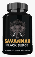 Zonata Savannah Black Surge Pills – Suplemento Masculino, 90 Cápsulas