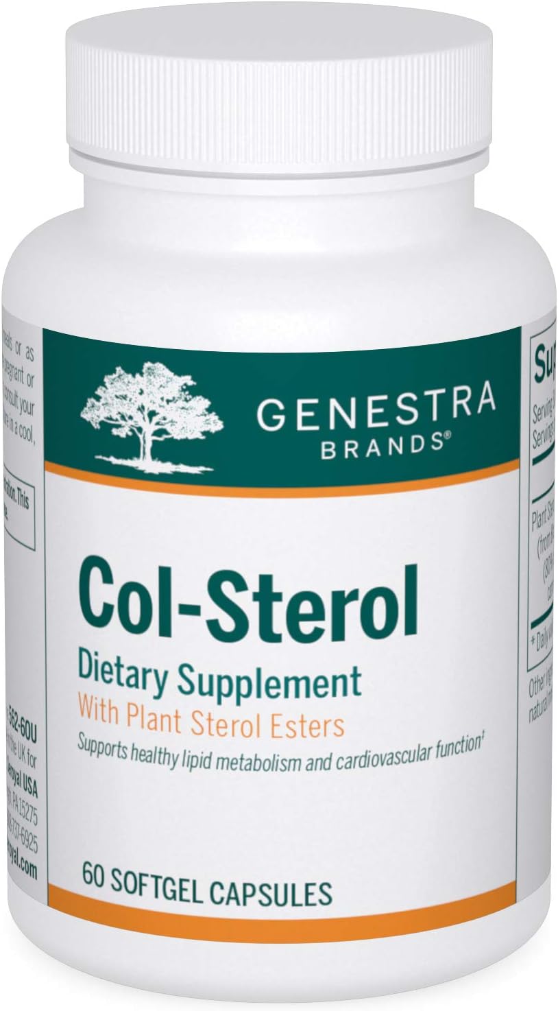 Genestra Brands Col-Sterol | Apoyo para los niveles saludables de colesterol total y LDL | 60 cápsulas