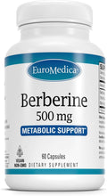 EuroMedica Berberina 500 mg - Suplemento para la Salud Metabólica, 60 Cápsulas Veganas