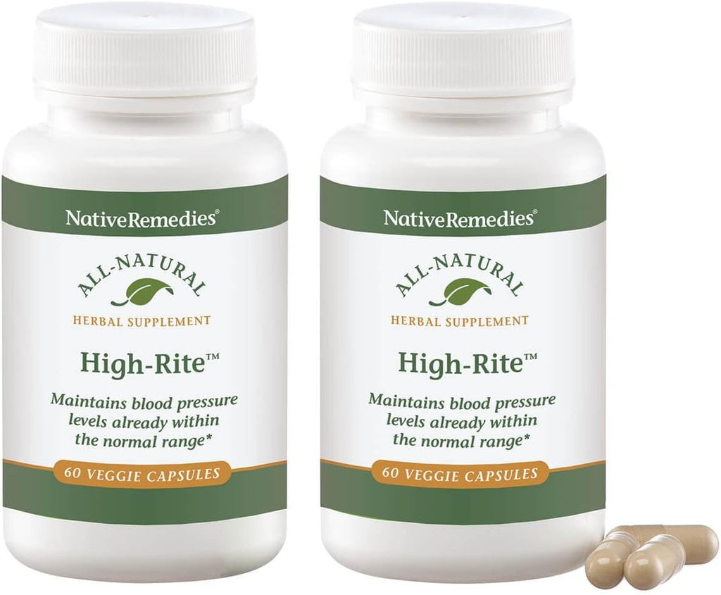 Native Remedies High-Rite - Suplemento Cardiovascular (2 Pack)