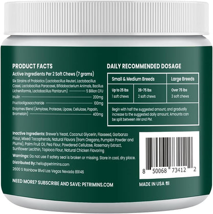 PetriMins Probiótico Avanzado para Perros - 90 Masticables Sabor Pollo – Image 6