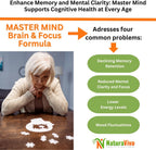 Master Mind Fórmula para el Cerebro y la Concentración