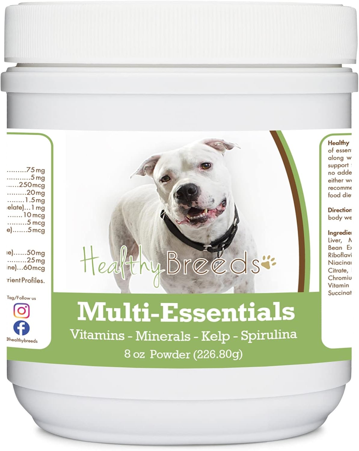 Healthy Breeds Multi-Essentials Powder para Perros - Suplemento de Vitaminas, Minerales y Antioxidantes - 227 g
