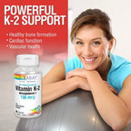 Solaray Triple Strength Vitamina K-2 como MK-7 150 mcg - 30 Cápsulas Veganas