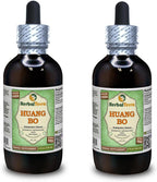 Huang Bo (Phellodendron chinense) Glicerita de Corteza Seca, Extracto Líquido sin Alcohol - 2x120 ml