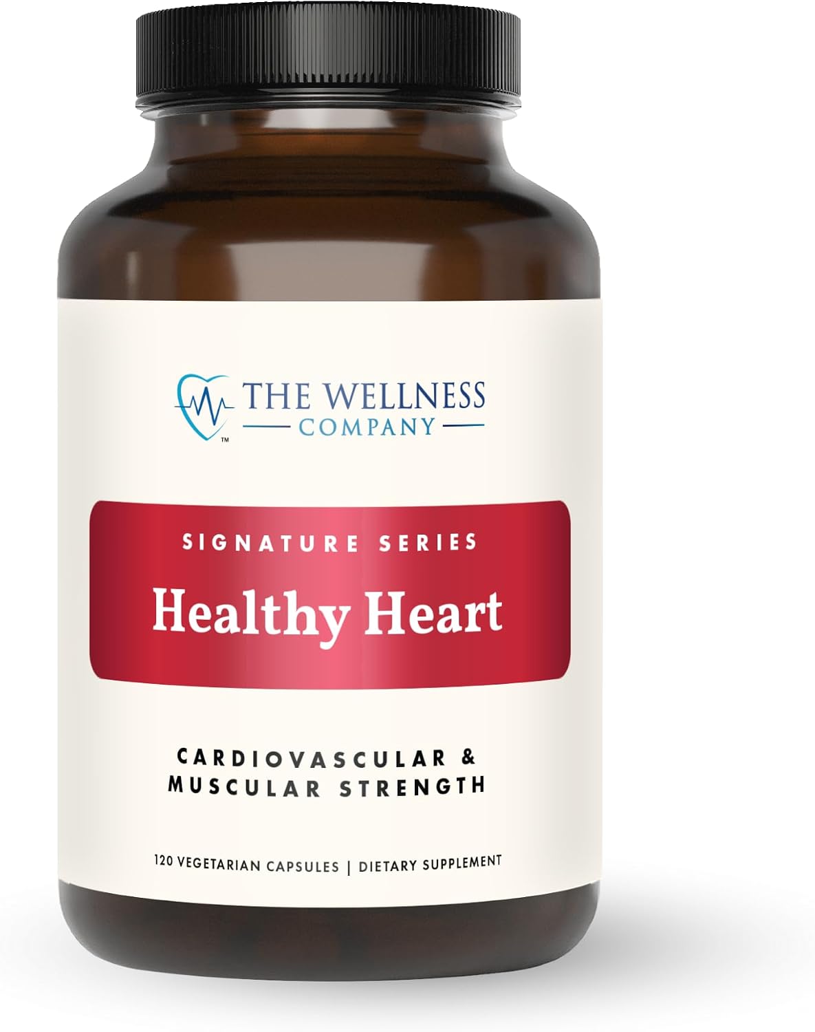 The Wellness Company Healthy Heart - Apoyo Cardiovascular, Flujo Sanguíneo, Óxido Nítrico y Niveles de Colesterol Saludables | 120 comprimidos (2 Meses)
