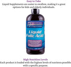 Ácido Fólico Líquido 800 mcg, 237 ml