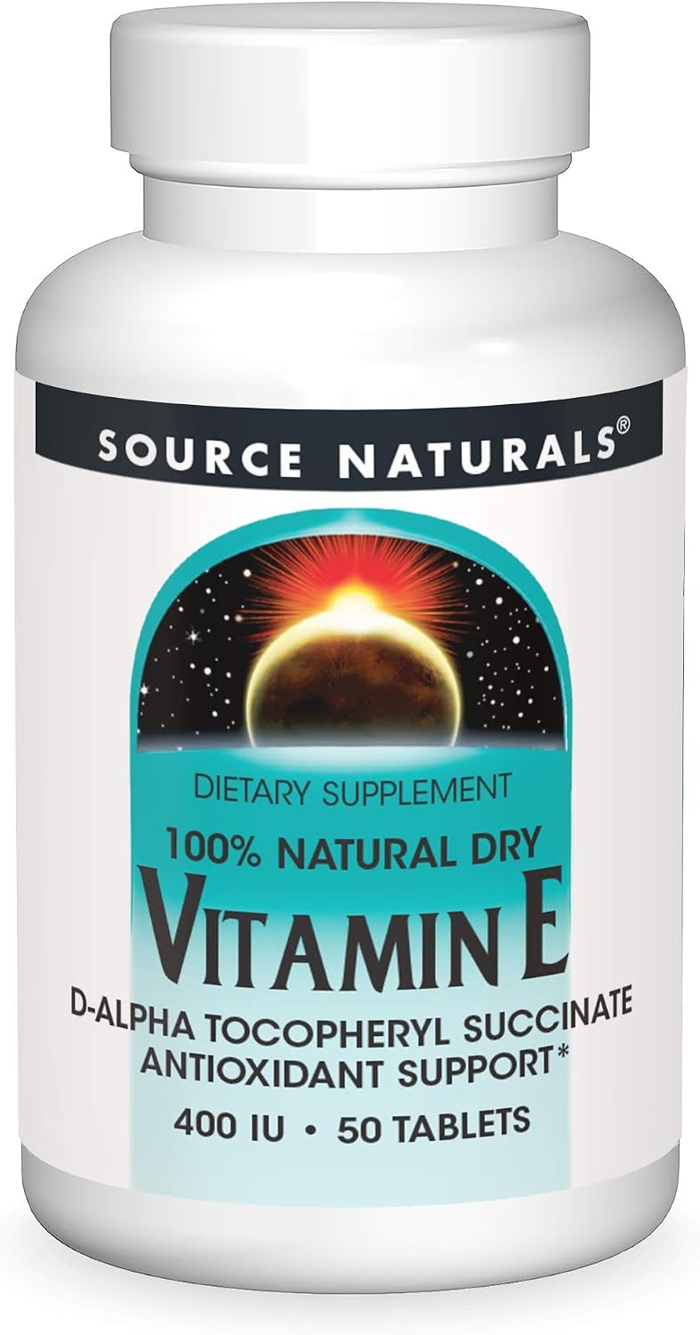 Source Naturals Vitamina E 400 IU - 250 Comprimidos
