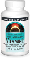 Source Naturals Vitamin E, 400 IU, 50 Tablets