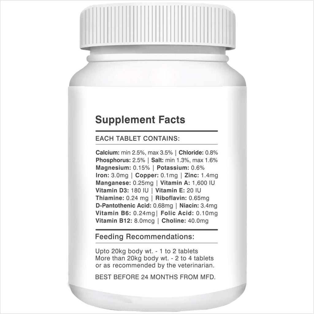 Drools Absolute Vitamin Tablet - Suplemento Multivitamínico para Perros, 110 Comprimidos