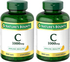 Nature's Bounty Vitamin C 1000 mg, Immune Support, Antioxidant, 100 Tablets