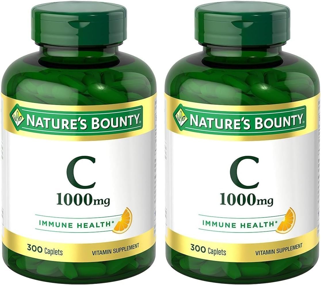Nature's Bounty Vitamin C 1000 mg, Immune Support, Antioxidant, 100 Tablets