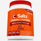 C-Salts Vitamina C en Polvo Tamponada - Sabor Naranja Sangre, 26 oz (735 g) - 272 Servicios