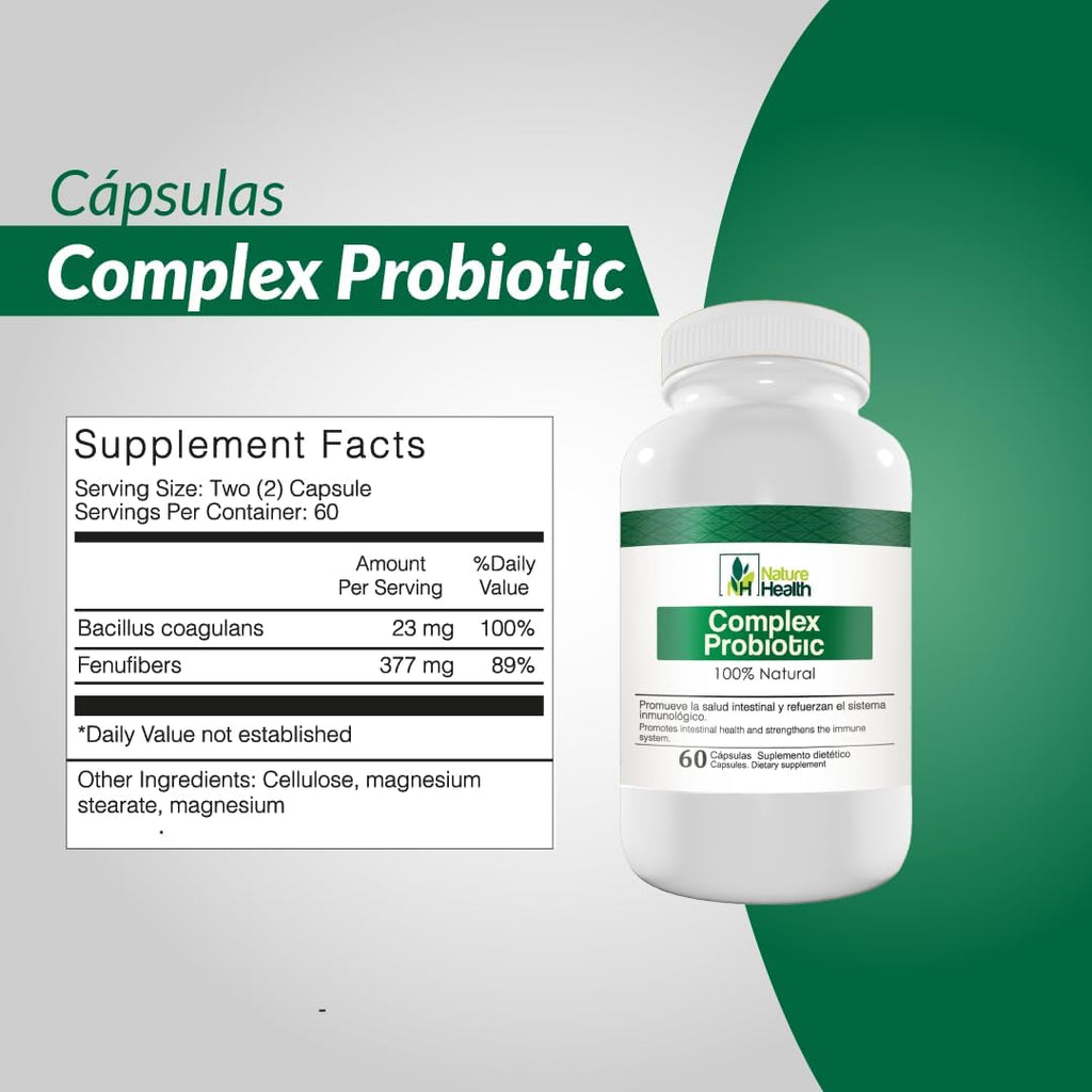 Complex Probiotic - Bacillus coagulans - 60 cápsulas