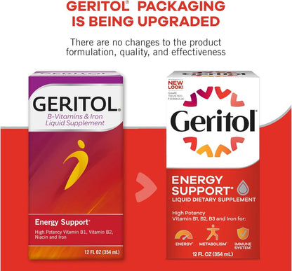 Geritol Complejo de Vitaminas B Líquido – – La formación normal de glóbulos rojos (específicamente la vitamina – Image 5