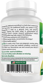 Best Naturals Extracto de Ashwagandha 500 mg - 120 Cápsulas (Pack de 2)