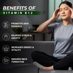 Vitamina B12 Metilcobalamina 1000 mcg – 60 Cápsulas Veganas con Espirulina, Wheatgrass, Remolacha y Amla