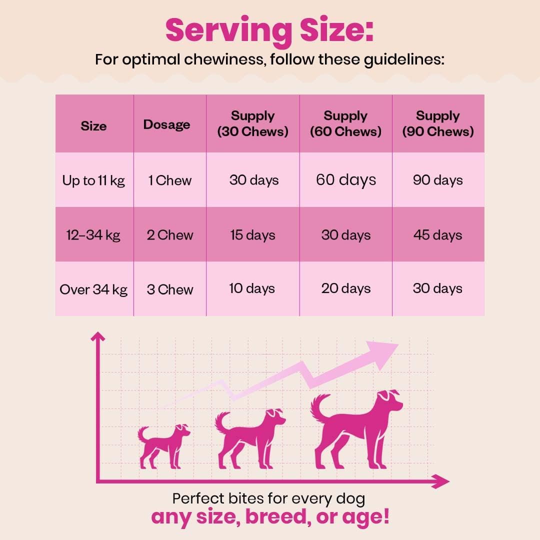 Masticables Probióticos para Perros | Seis Cepas Probióticas | Salud Digestiva e Inmunológica | Sabor Pollo | 90 Masticables