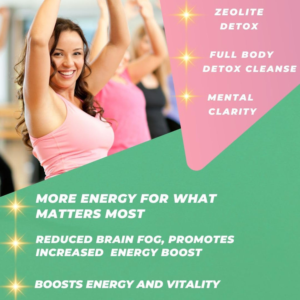 Zeolite Detox Gummies 2300 mg con Vitamina B12 Metilcobalamina