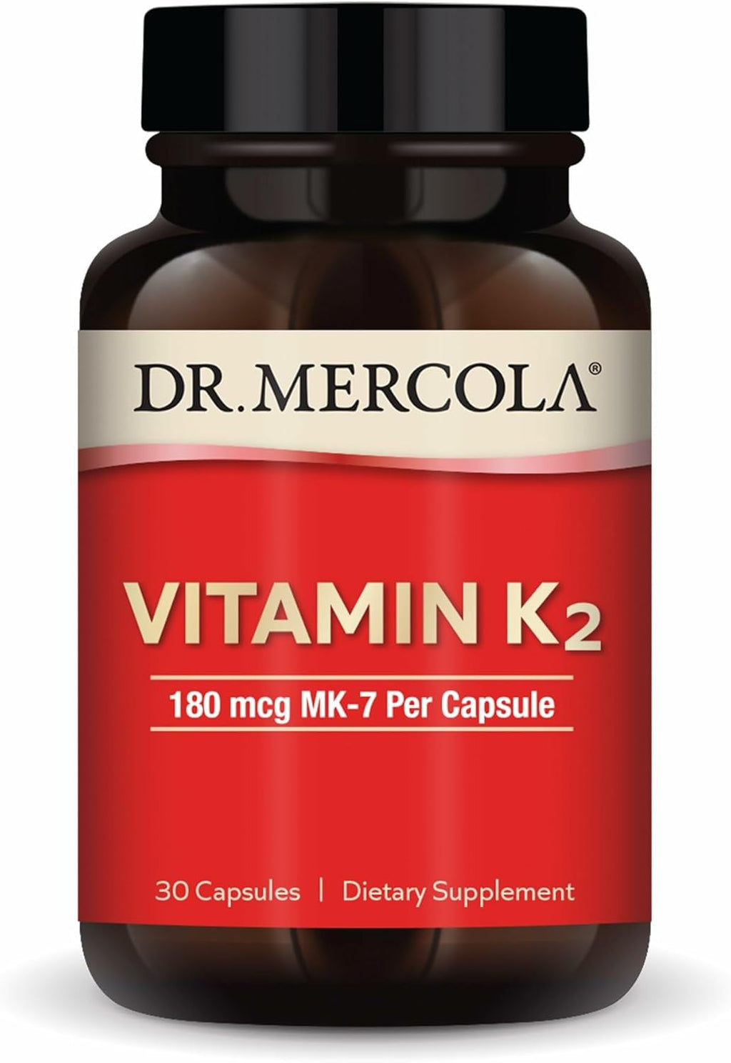 Dr. Mercola Vitamina K2 (MK-7) 180 mcg - 30 Cápsulas