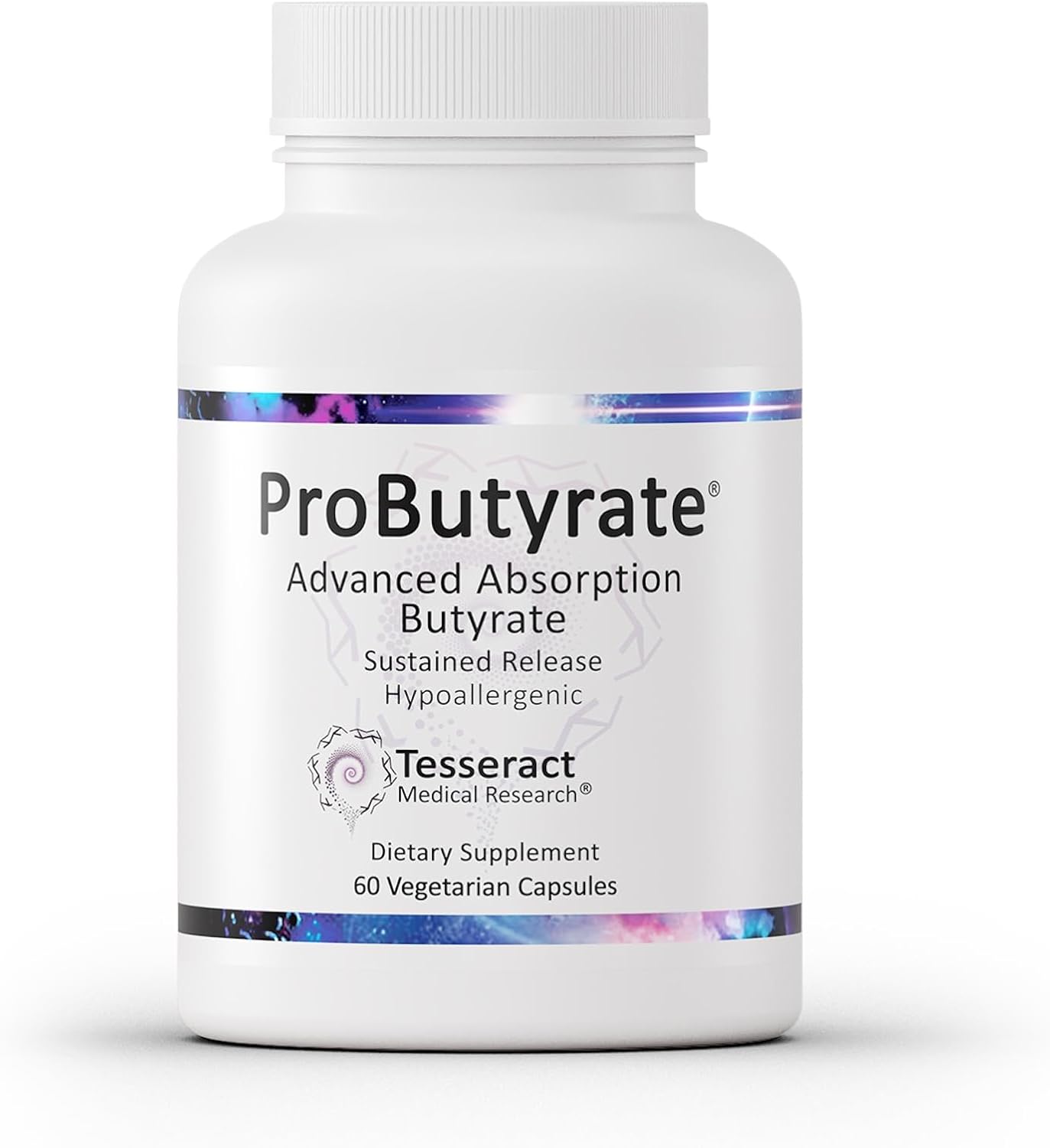 Tesseract Medical Research ProButyrate – Ácido Butírico 600mg, 120 Cápsulas