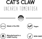 Primal Health Foods Garra de Gato Orgánica 1000 mg 60 Cápsulas | Apoyo Inmunitario, Digestión y Articulaciones | Vegano, Ecológico, Sin OGM y Sin Gluten
