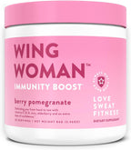 Love Sweat Fitness Wing Woman – Suplemento Inmunológico Mujeres – Vitamina C, Saúco y Equinácea – 28 dosis