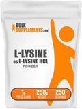 L-Lisina en Polvo (250g) - Aminoácido Esencial - BulkSupplements