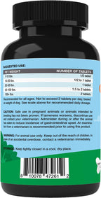 Vitamatic Cranberry para Perros – 120 Comprimidos Masticables – con D-Manosa, Vinagre de Manzana y Vitamina C – Apoyo para el Tracto Urinario y la Vejiga