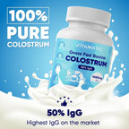 Vitamatic Calostro Bovino 1000 mg - 50% IgG - 120 Cápsulas