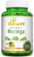 100% Organic Moringa - 150 Cápsulas