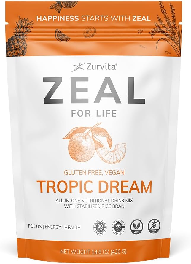 Zurvita - Zeal for Life 30-Day Wellness Bag - Sabor Tropic Dream, 420 g