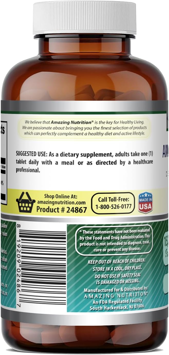Amazing Formulas Biotina 15000 mcg - 120 Comprimidos